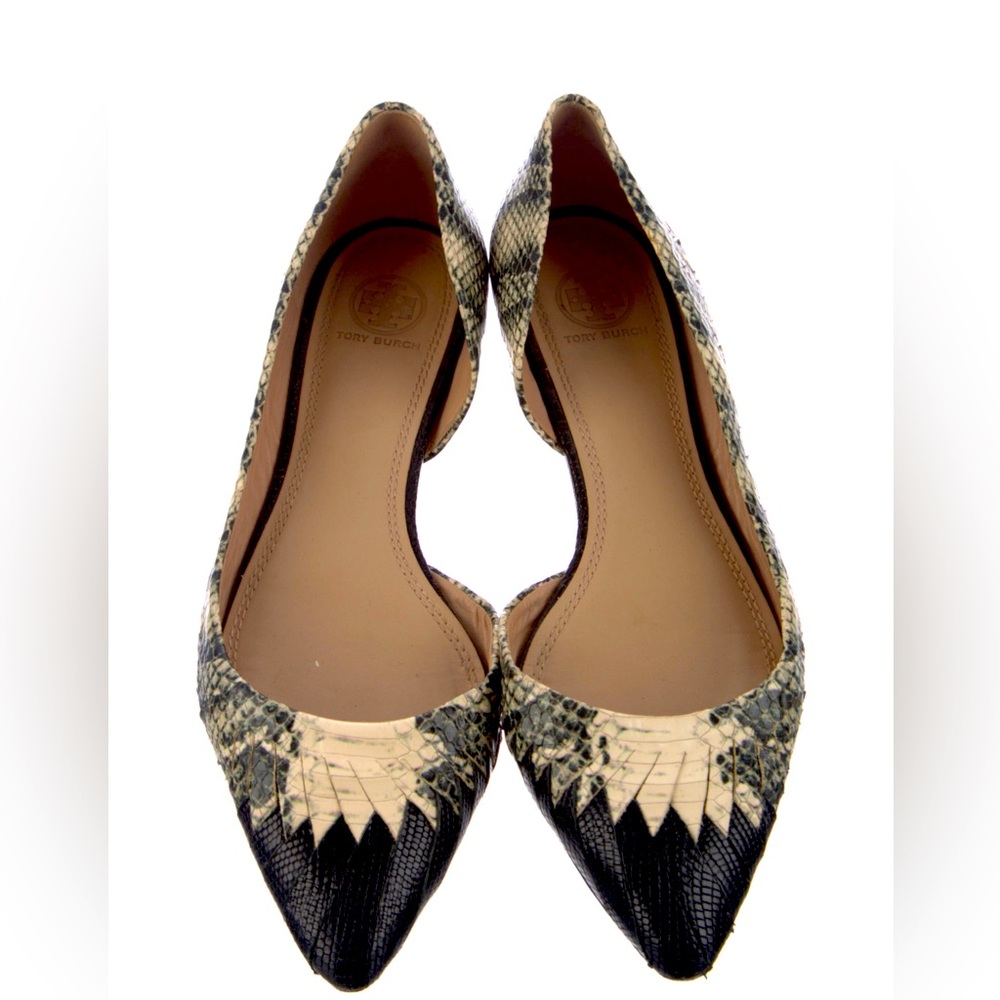 Tory Burch D’orsay Leather Flats Size 8.5!!